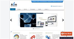Desktop Screenshot of aimwebtechnologies.com