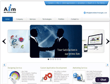Tablet Screenshot of aimwebtechnologies.com
